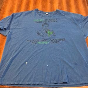 Blue graphic t-shirt